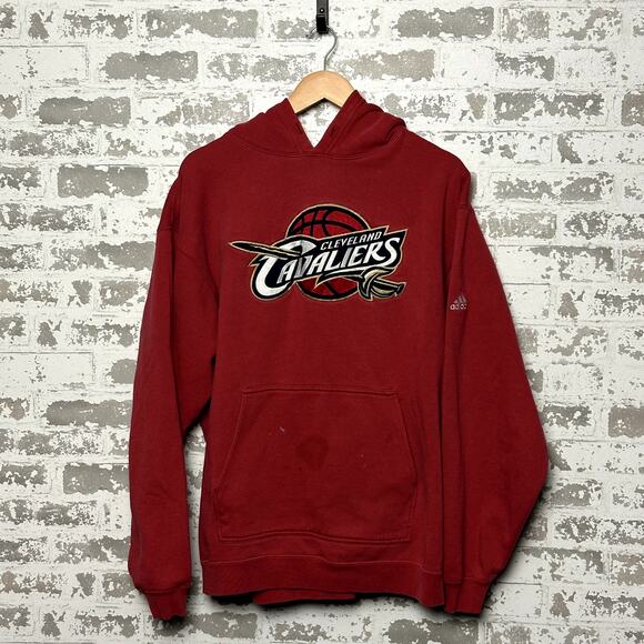 Cleveland Cavaliers Hoodie Size large Y2K Era Size Large Adidas - Picture 2 of 5
